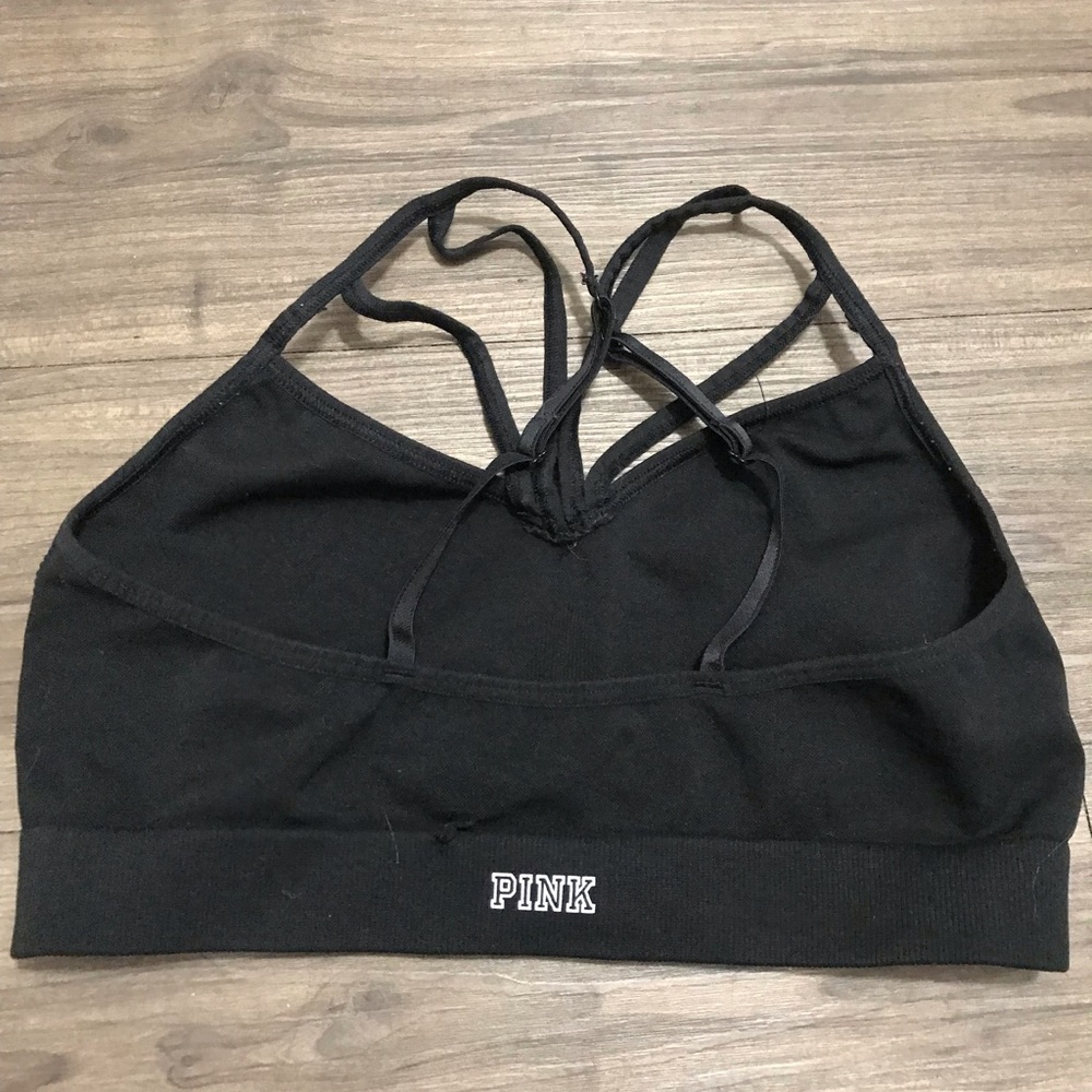 Love Pink BLACK Strap brallette size m
